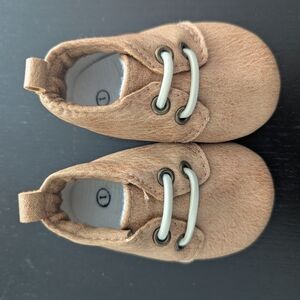 Cozy Tan Baby Walker Shoes